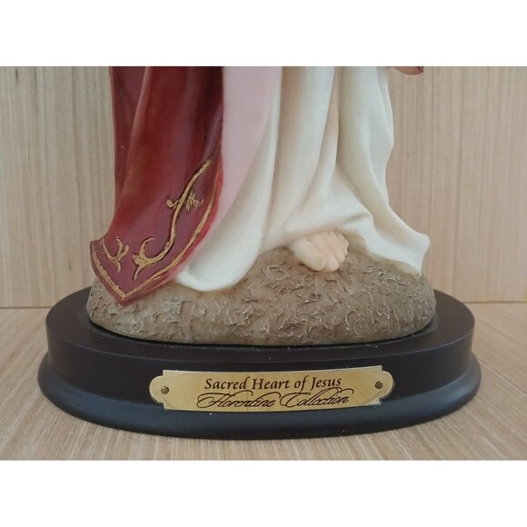Sacred Heart of Jesus Resin Statue Florentine Collection 13.75" Heavy Duty - Picture 5 of 16
